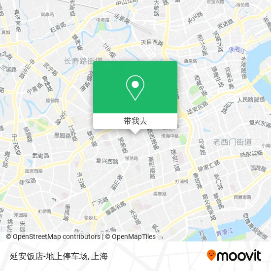 延安饭店-地上停车场地图