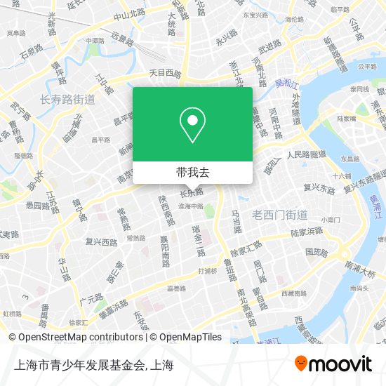 上海市青少年发展基金会地图