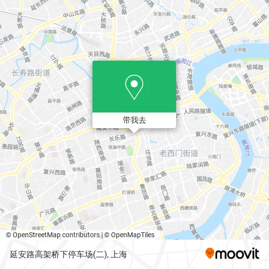 延安路高架桥下停车场(二)地图