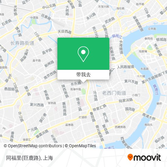 同福里(巨鹿路)地图