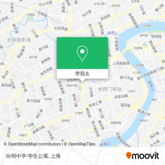 向明中学-学生公寓地图