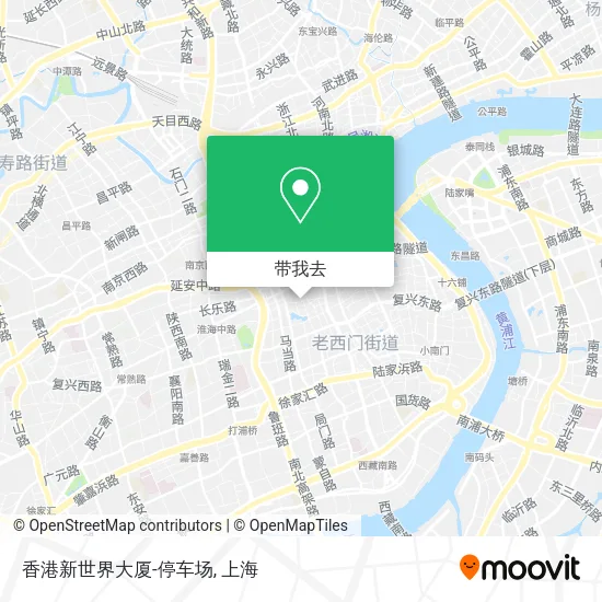 香港新世界大厦-停车场地图
