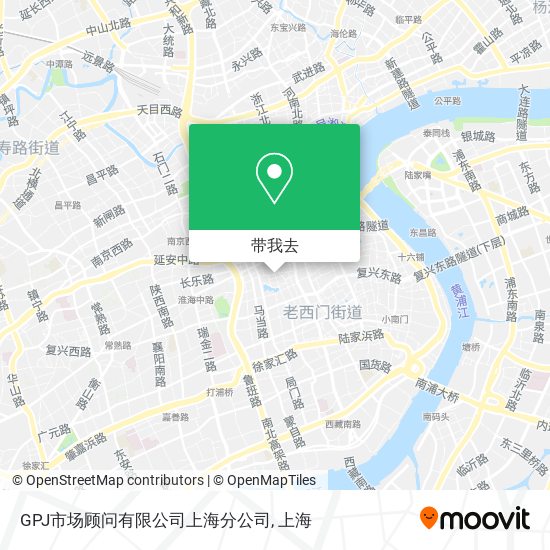 GPJ市场顾问有限公司上海分公司地图