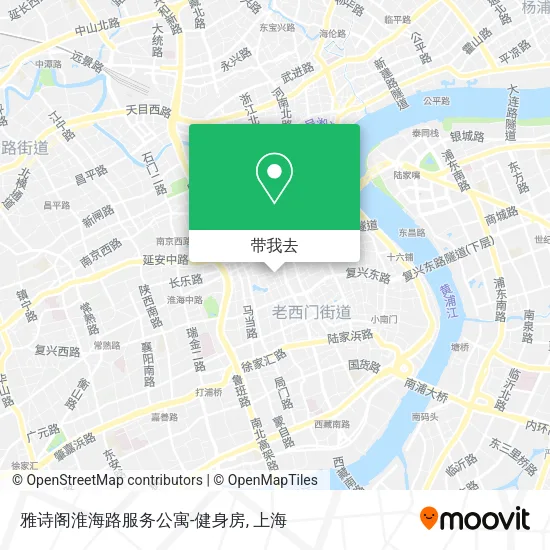 雅诗阁淮海路服务公寓-健身房地图