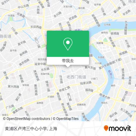 黄浦区卢湾三中心小学地图