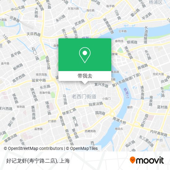 好记龙虾(寿宁路二店)地图