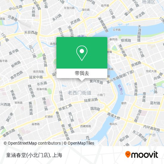 童涵春堂(小北门店)地图