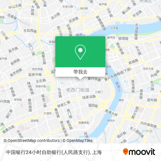 中国银行24小时自助银行(人民路支行)地图