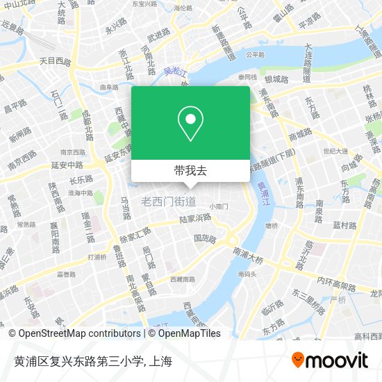 黄浦区复兴东路第三小学地图