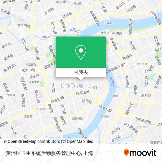 黄浦区卫生系统后勤服务管理中心地图
