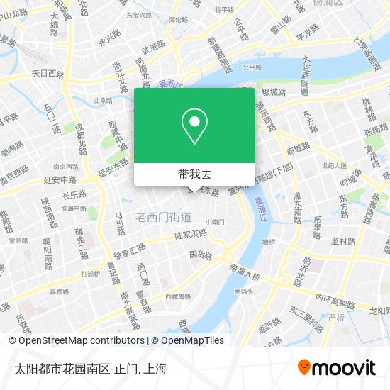 太阳都市花园南区-正门地图
