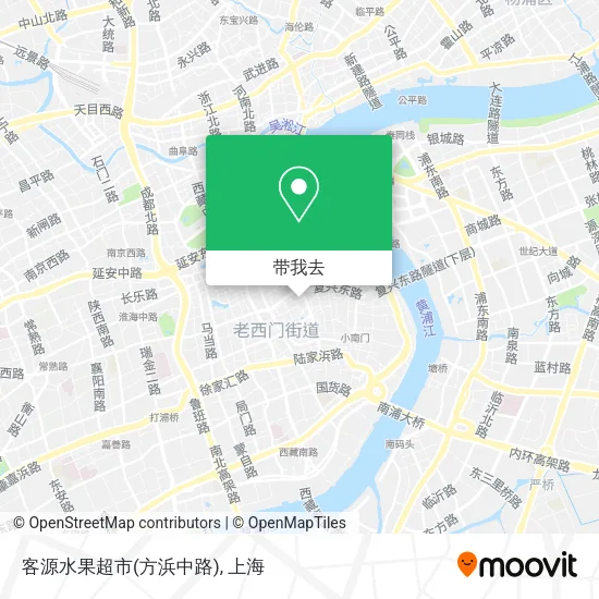 客源水果超市(方浜中路)地图