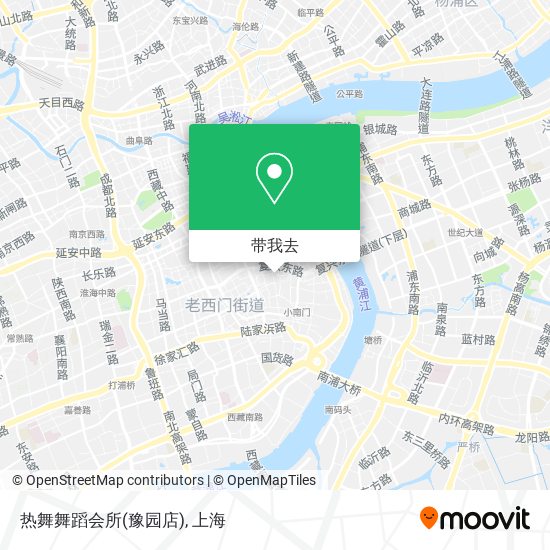 热舞舞蹈会所(豫园店)地图
