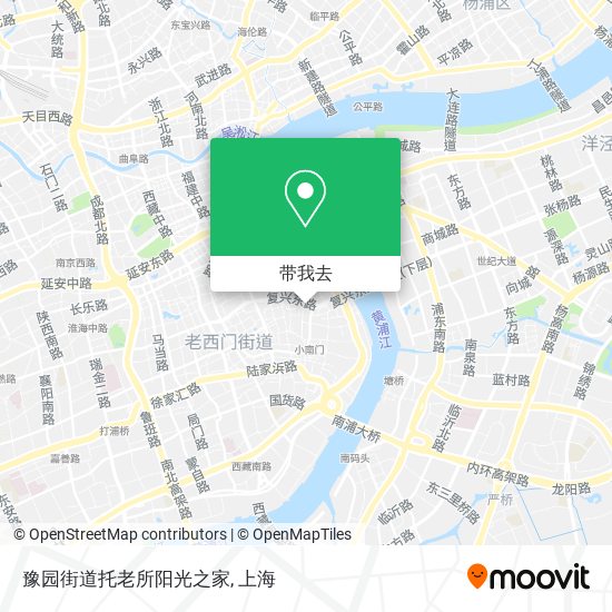 豫园街道托老所阳光之家地图