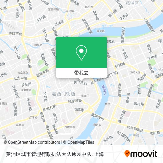 黄浦区城市管理行政执法大队豫园中队地图