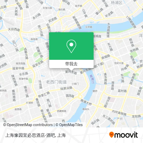 上海豫园宜必思酒店-酒吧地图
