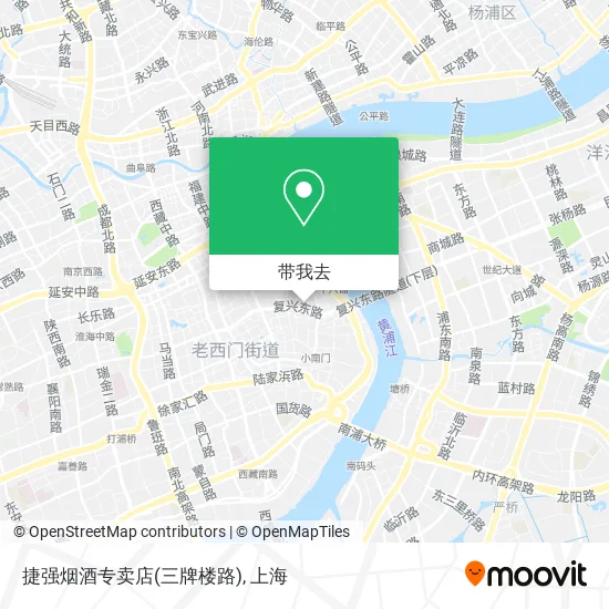 捷强烟酒专卖店(三牌楼路)地图