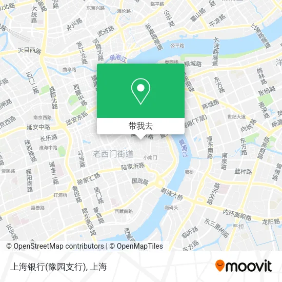 上海银行(豫园支行)地图