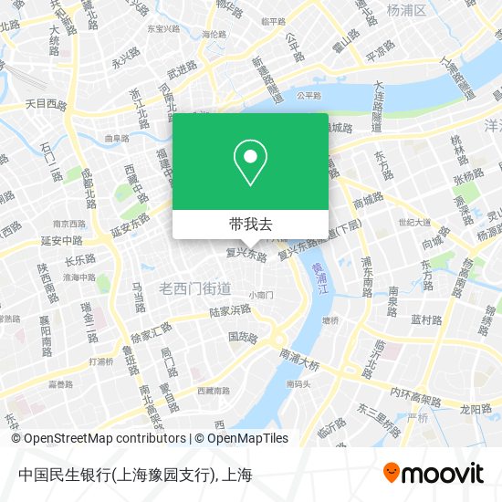 中国民生银行(上海豫园支行)地图