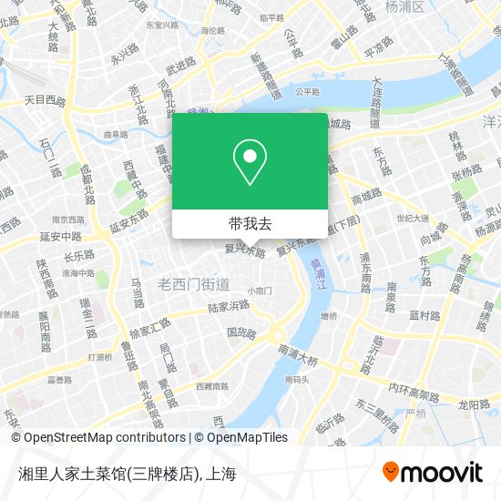 湘里人家土菜馆(三牌楼店)地图