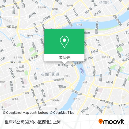 重庆鸡公煲(昼锦小区西北)地图