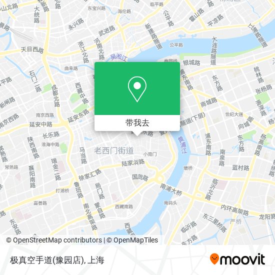 极真空手道(豫园店)地图