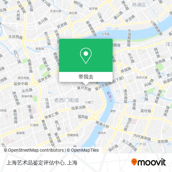 上海艺术品鉴定评估中心地图