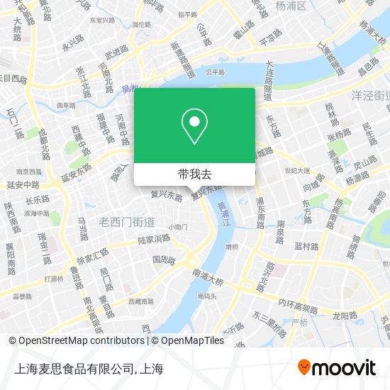 上海麦思食品有限公司地图