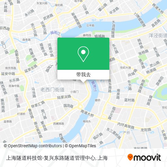 上海隧道科技馆-复兴东路隧道管理中心地图