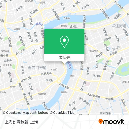 上海如意旅馆地图