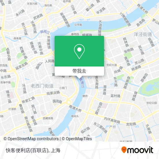 快客便利店(百联店)地图