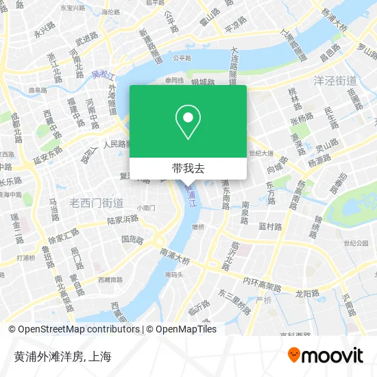 黄浦外滩洋房地图