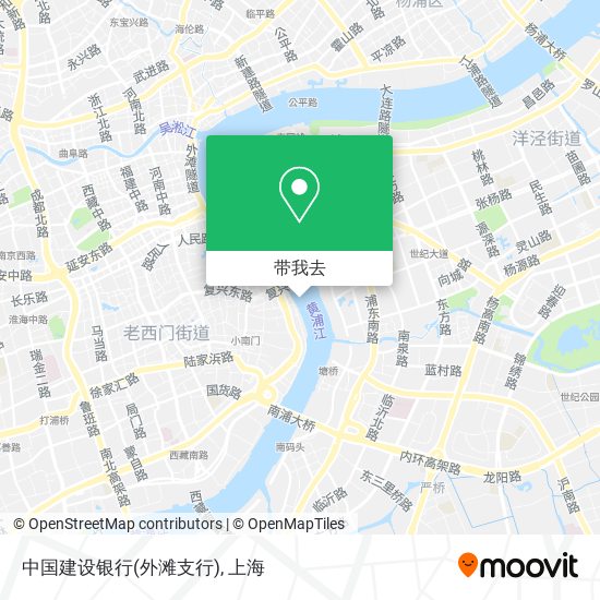 中国建设银行(外滩支行)地图