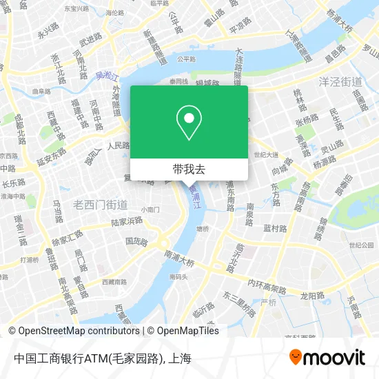 中国工商银行ATM(毛家园路)地图