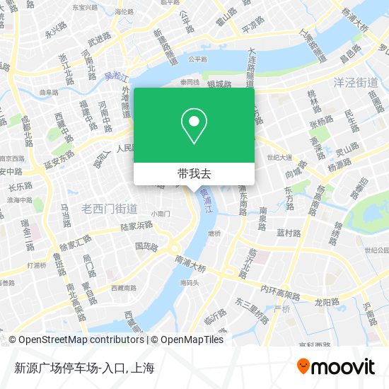 新源广场停车场-入口地图