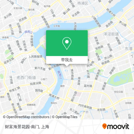 财富海景花园-南门地图