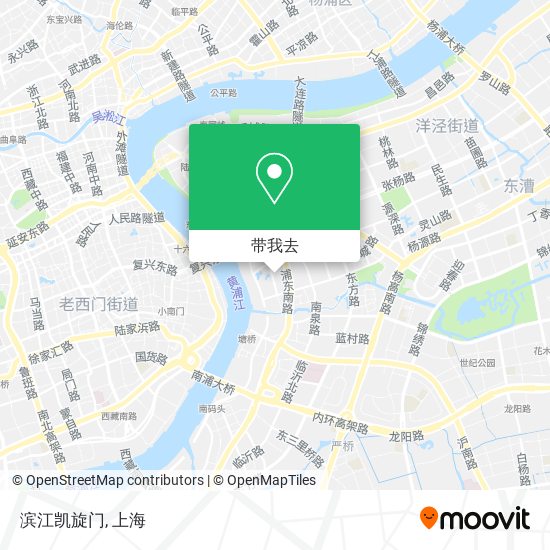 滨江凯旋门地图