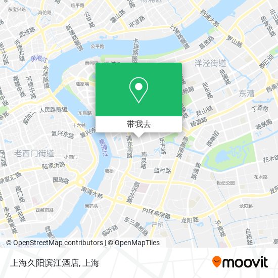 上海久阳滨江酒店地图