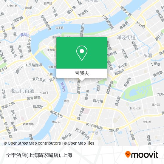 全季酒店(上海陆家嘴店)地图