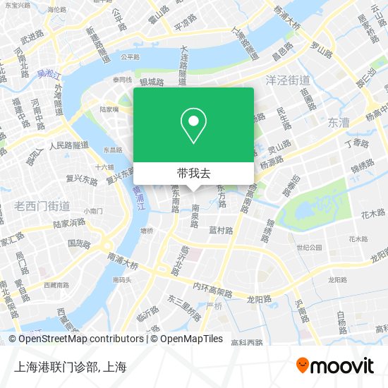 上海港联门诊部地图