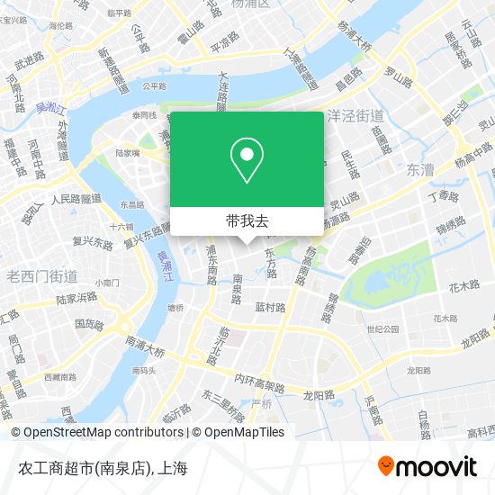 农工商超市(南泉店)地图