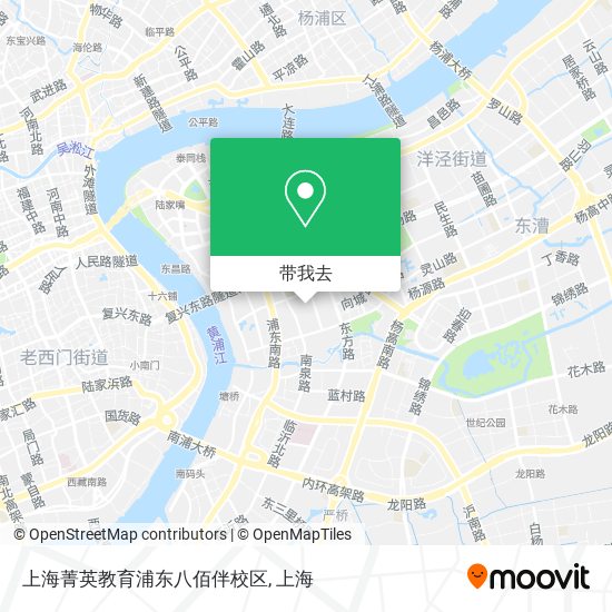 上海菁英教育浦东八佰伴校区地图
