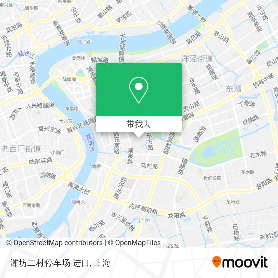 潍坊二村停车场-进口地图