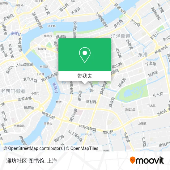 潍坊社区-图书馆地图