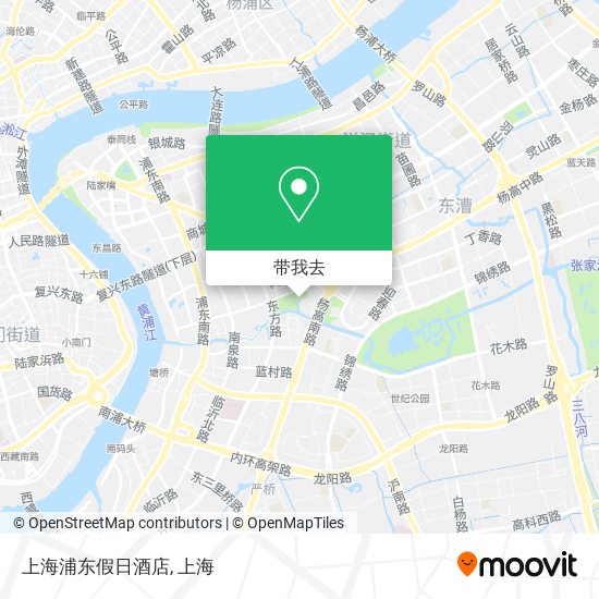 上海浦东假日酒店地图