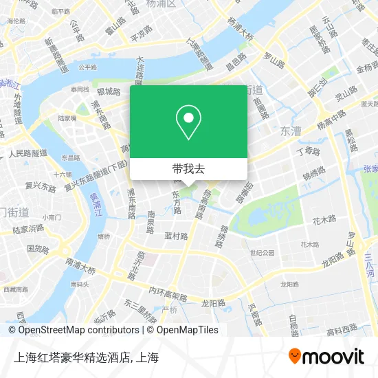 上海红塔豪华精选酒店地图