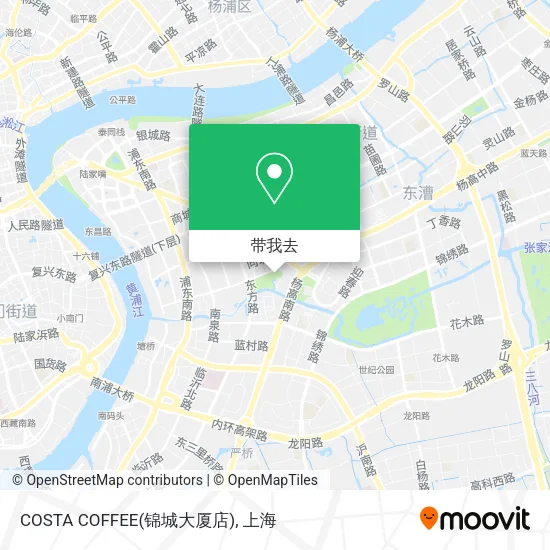 COSTA COFFEE(锦城大厦店)地图