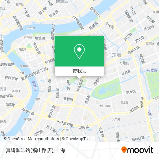 真锅咖啡馆(福山路店)地图