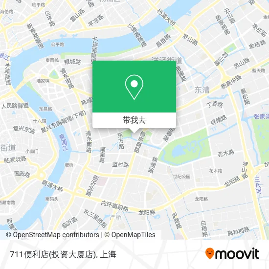 711便利店(投资大厦店)地图