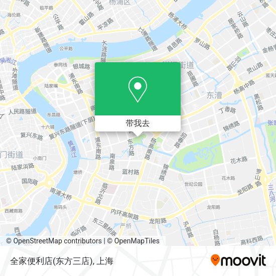 全家便利店(东方三店)地图